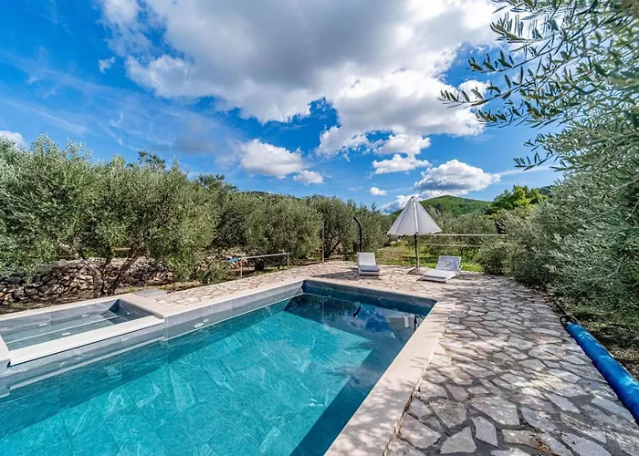 House Ivan With Heated Pool Ferienhaus *